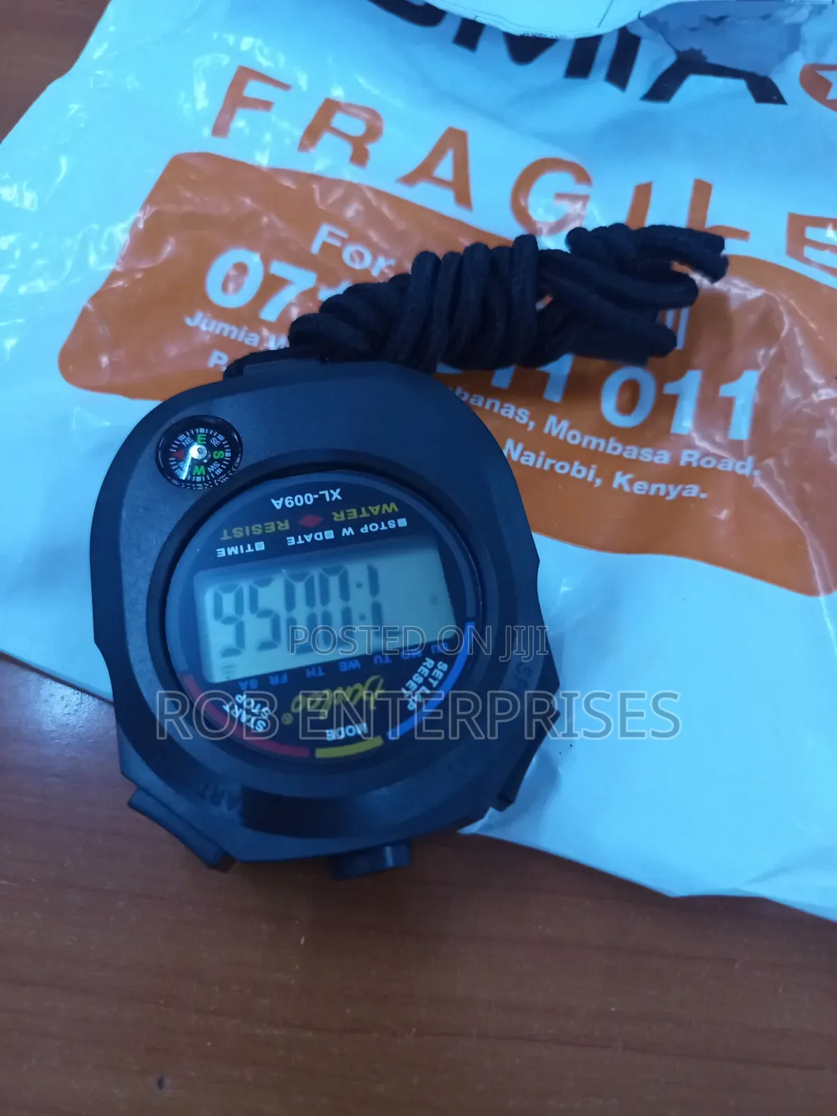 Stopwatch With a Compass