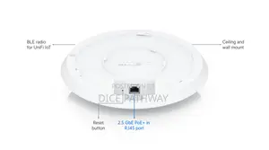 Unifi 6 Enterprise Ap (2.4/5/6 Ghz), Ceiling-Mounted (U6-Enterprise)