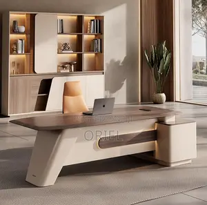 Office Desk: Executive L-Shaped Workstation 180cm