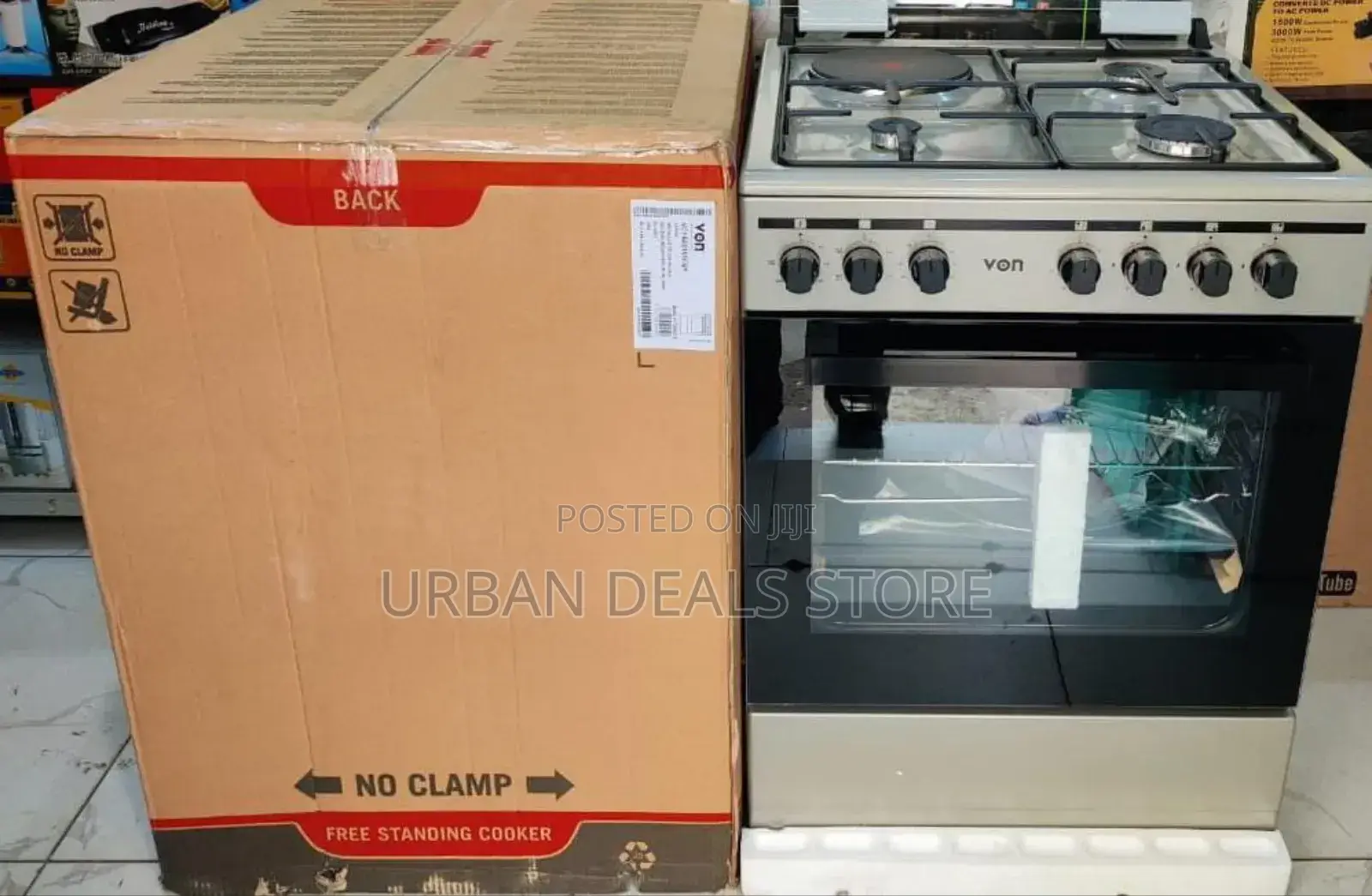 60x60 Von 3 Gas +1 Electric Rapid Plate High Quality