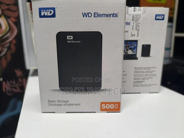 Wd Elements 500 Gb External Hard Disk With Shock Resistant Pouch