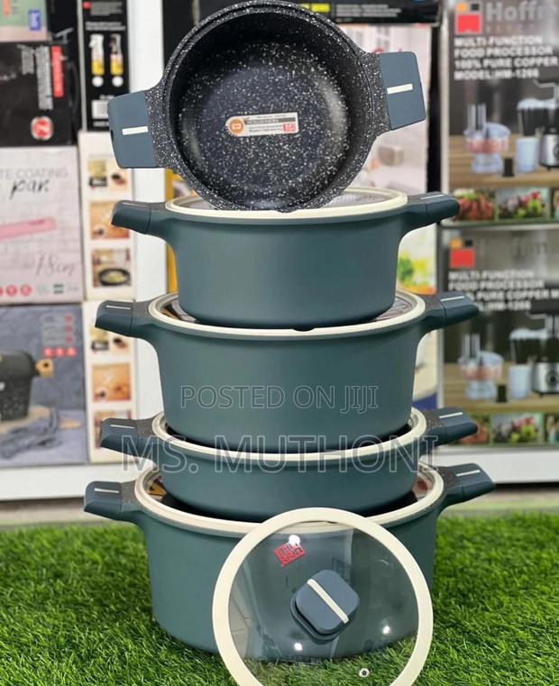 10pcs Heavy Granite Non-Stick Cookware Set.