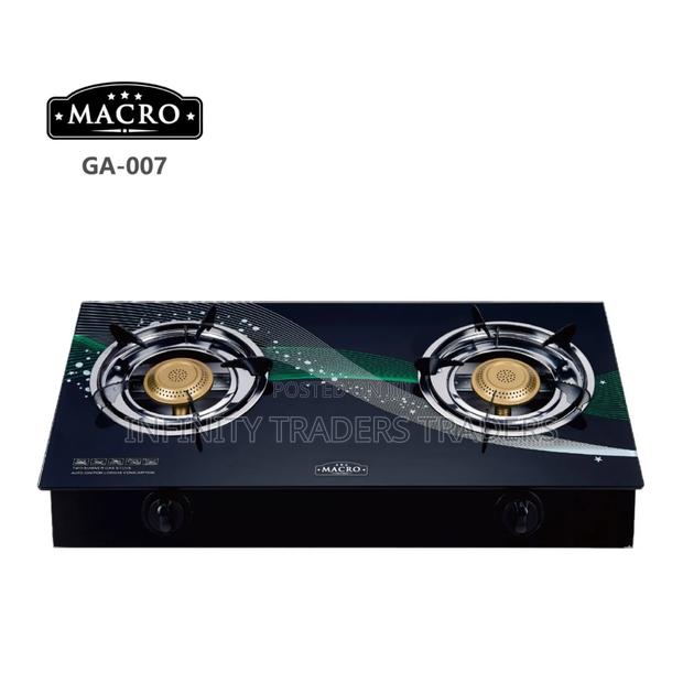 Nunix Macro 2 Glass Burner Cooker - 2 Burner