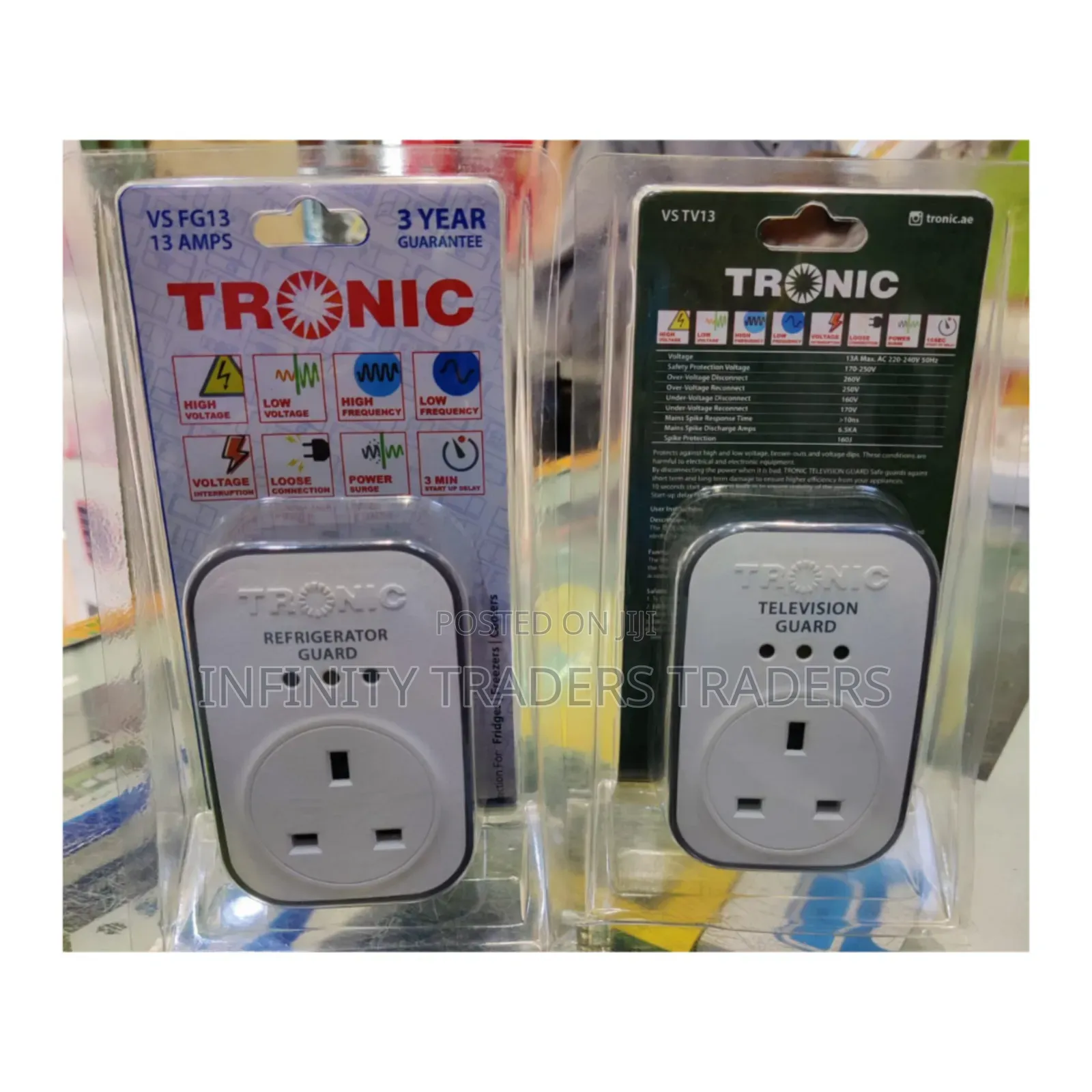 Tronic Fridge Guard Tv Guard 13a Voltage Protector