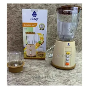 Nunix Ak-100 - 2 in 1 Blender With Grinding Machine - 1.5l