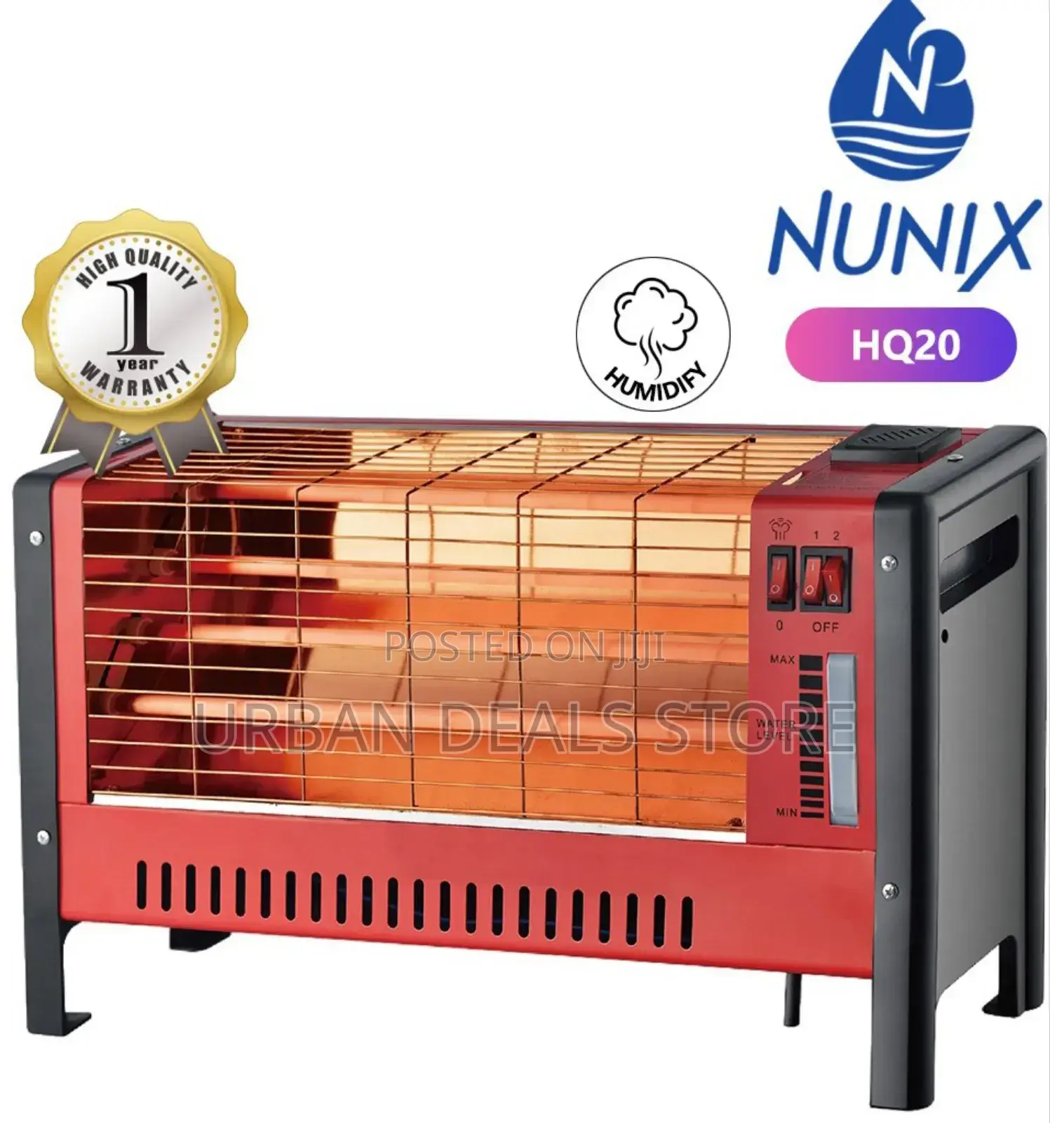 3 Sided Quartz Room Heater