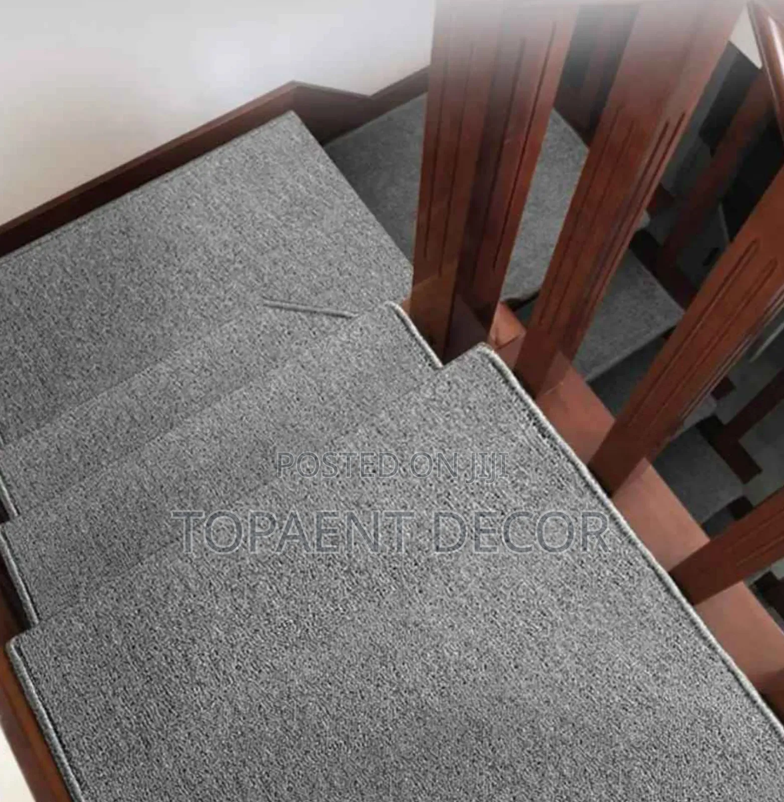 Binded Delta Grey House Staircase Wall To Wall Carpets