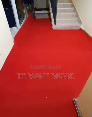 Vip Red And Fluffy House Carpeting Wall To Wall Carpets