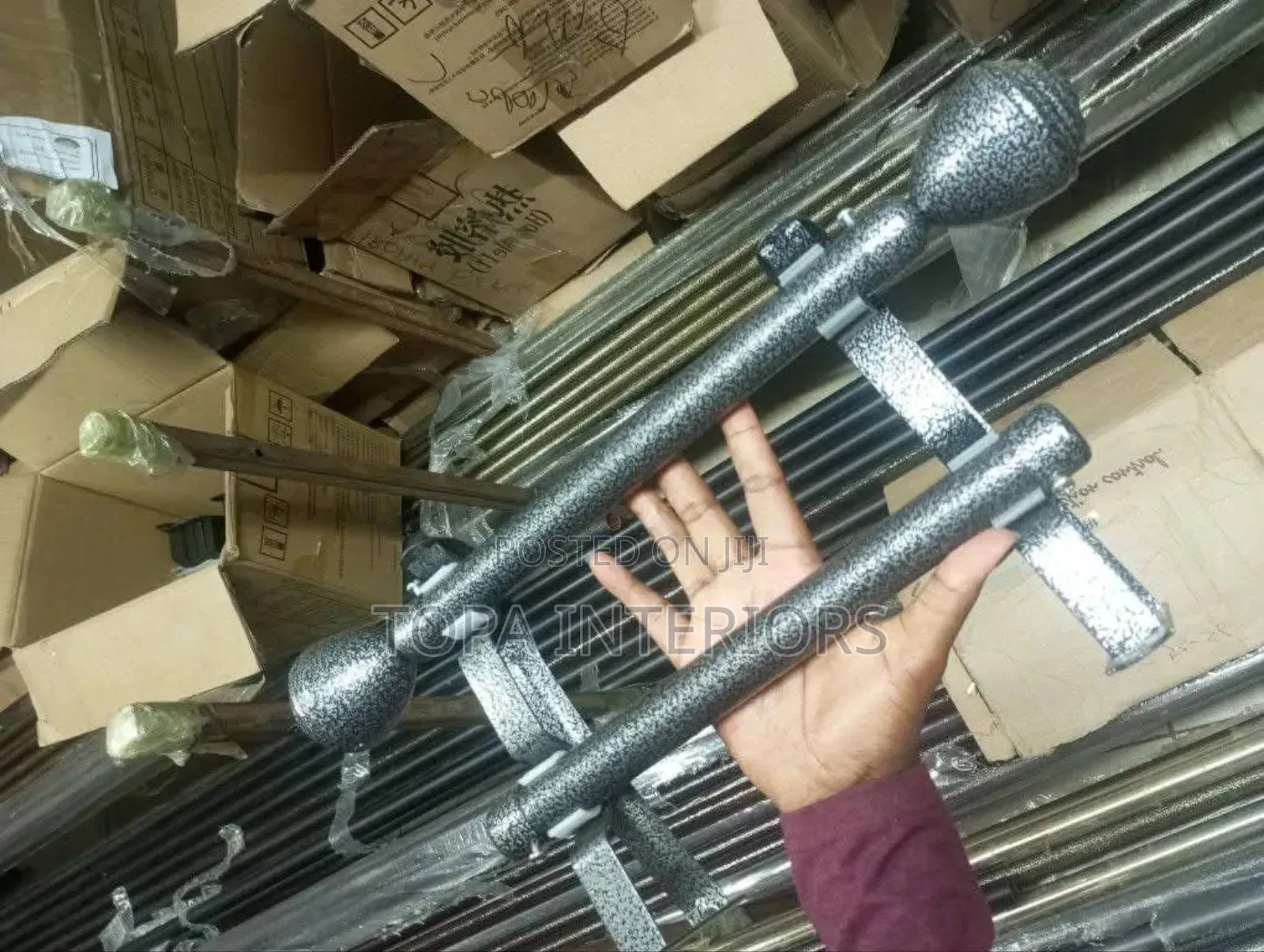 Durable Heavy Duty Jua Kali Curtain Rods for Windows and Doors