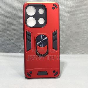 Tecno Pop 7 Pro Shockproof Hybrid Armor Magnetic Ring Stand Cover Case - thumbnail 2