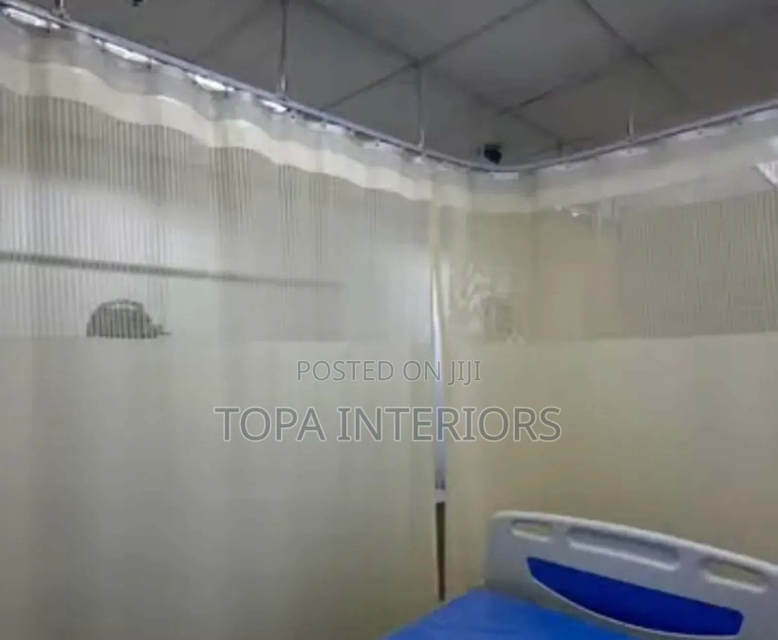 Well Ventilated Hospital Privacy Partitioning Curtains