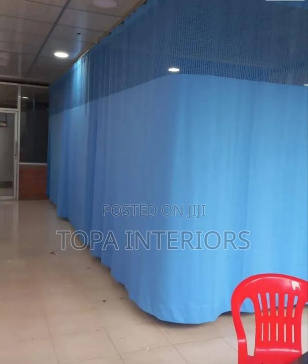 Healthcare Partitioning Blue Cubicle Hospital Curtains