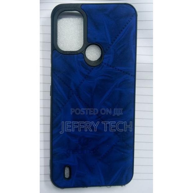 Nokia C21 Plus, Blue Leather Classy Fashion Cover Case./ - main view