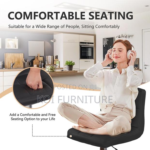 Bar Stool : Affordable Adjustable Swivel Barstool - thumbnail 8