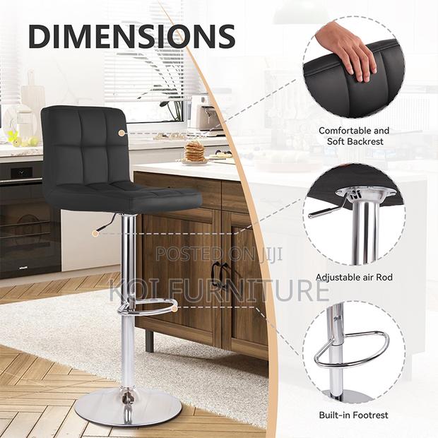 Bar Stool : Affordable Adjustable Swivel Barstool - thumbnail 9