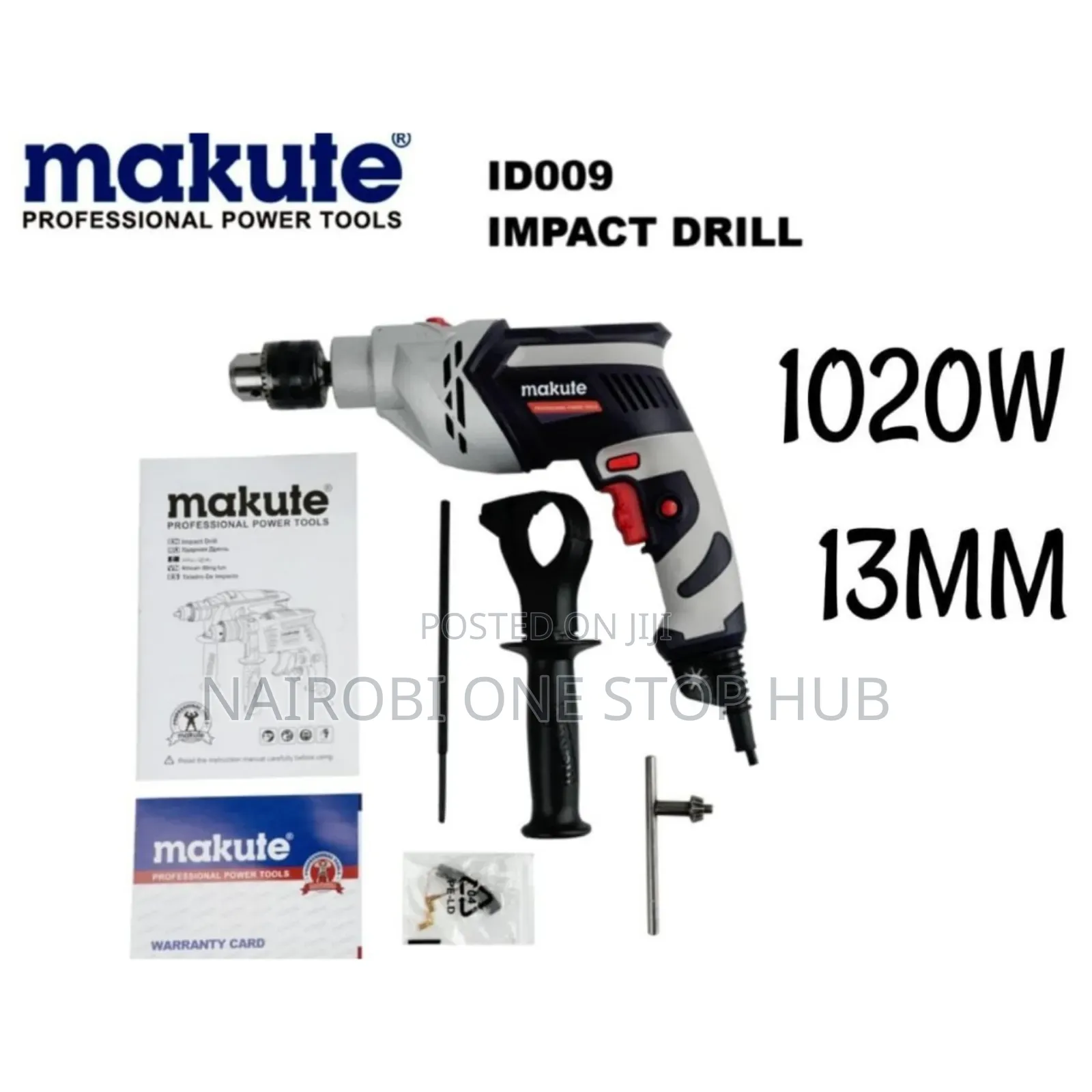 Makute Impact Drill – 1020w (13mm) 