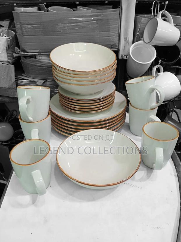 24pcs Ceramic Mable Dinner Set - main view