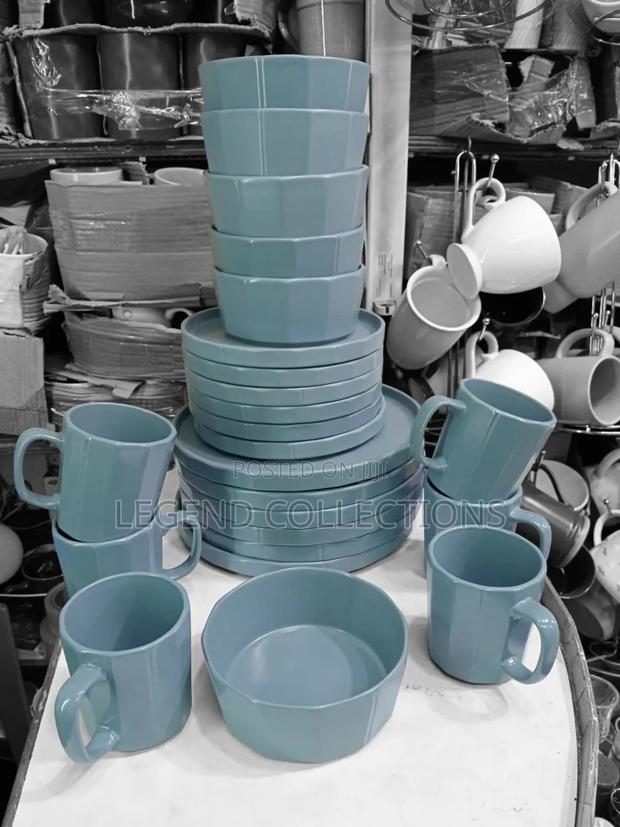 24pcs Ceramic Mable Dinner Set - thumbnail 5