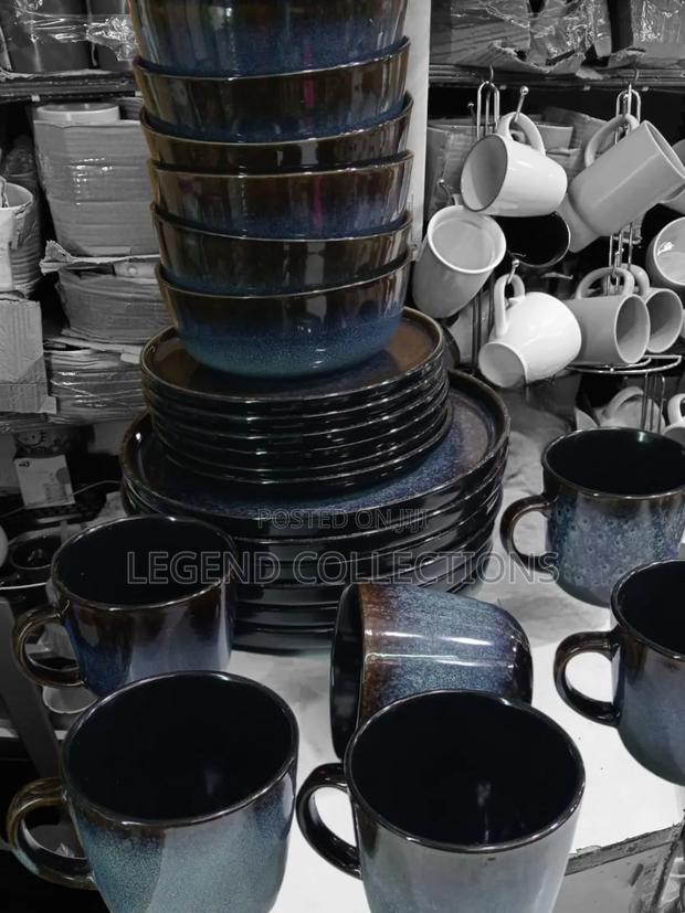 24pcs Ceramic Mable Dinner Set - thumbnail 7