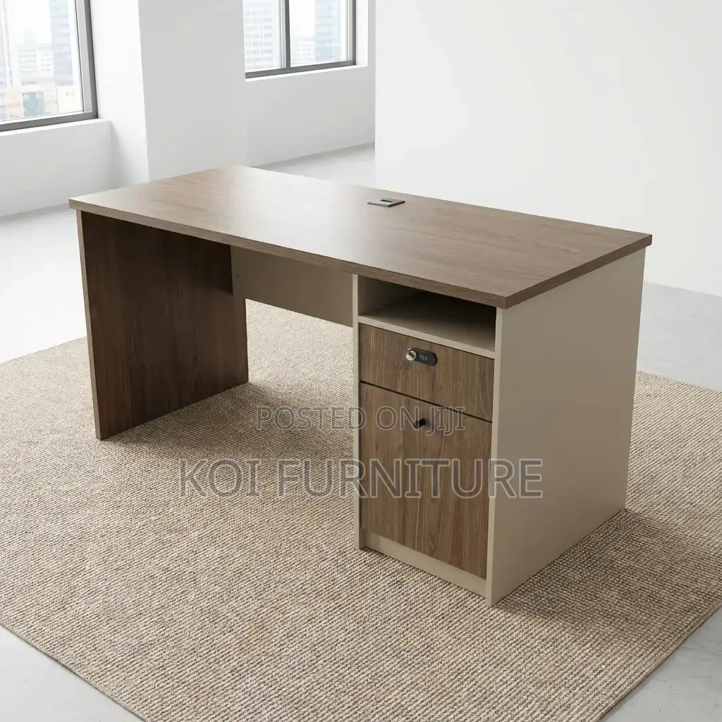 Office Desk ; 1.2 M Brown Imported Executive Home Office Desk