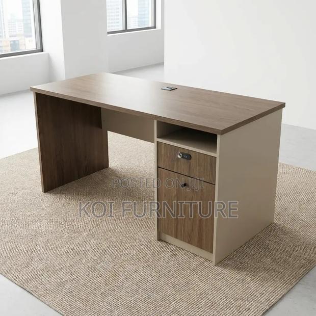 Office Desk ; 1.2 M Brown Imported Executive Home Office Desk - thumbnail 2