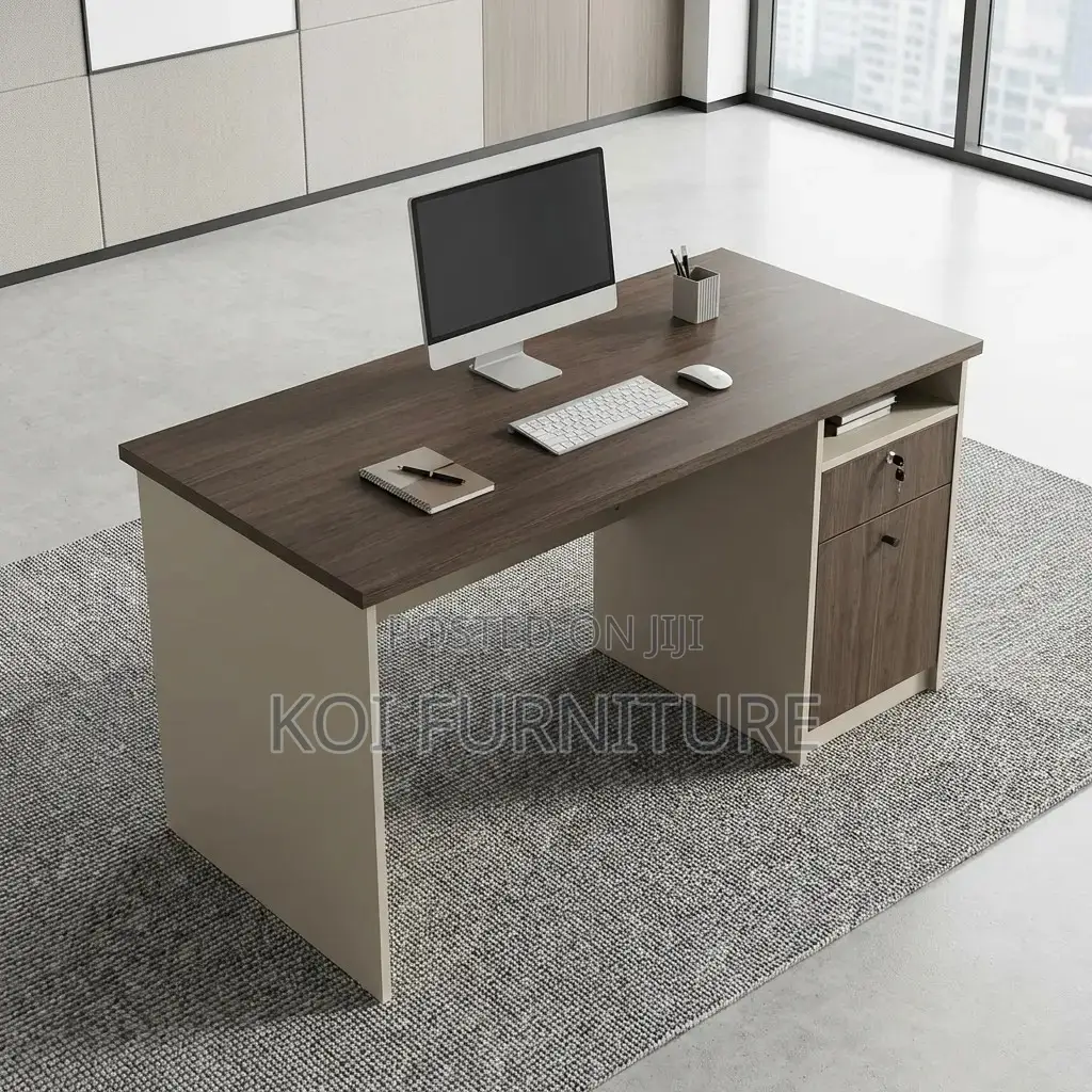Office Desk ; 1.2 M Brown Imported Executive Home Office Desk