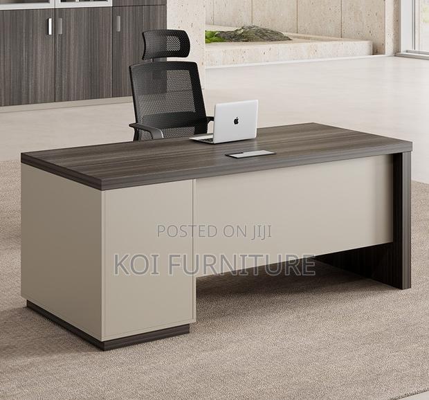 Office Desk ; 1.2 M Brown Imported Executive Home Office Desk - thumbnail 4