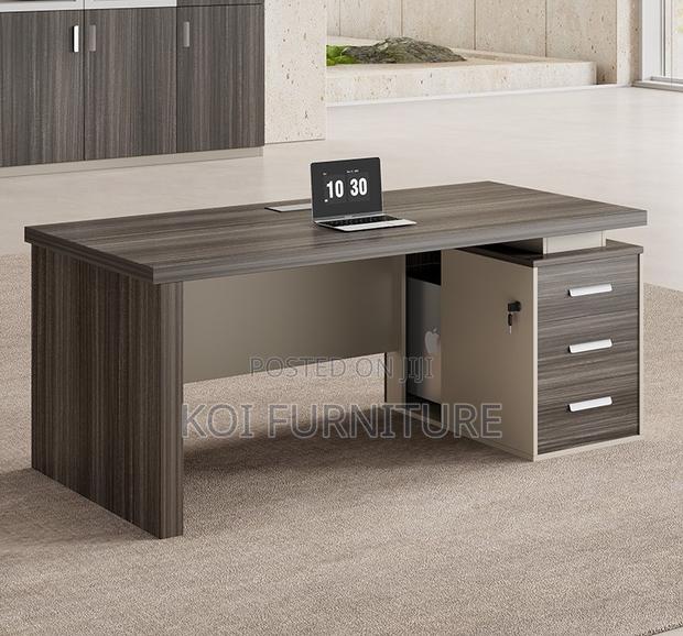 Office Desk ; 1.2 M Brown Imported Executive Home Office Desk - thumbnail 5