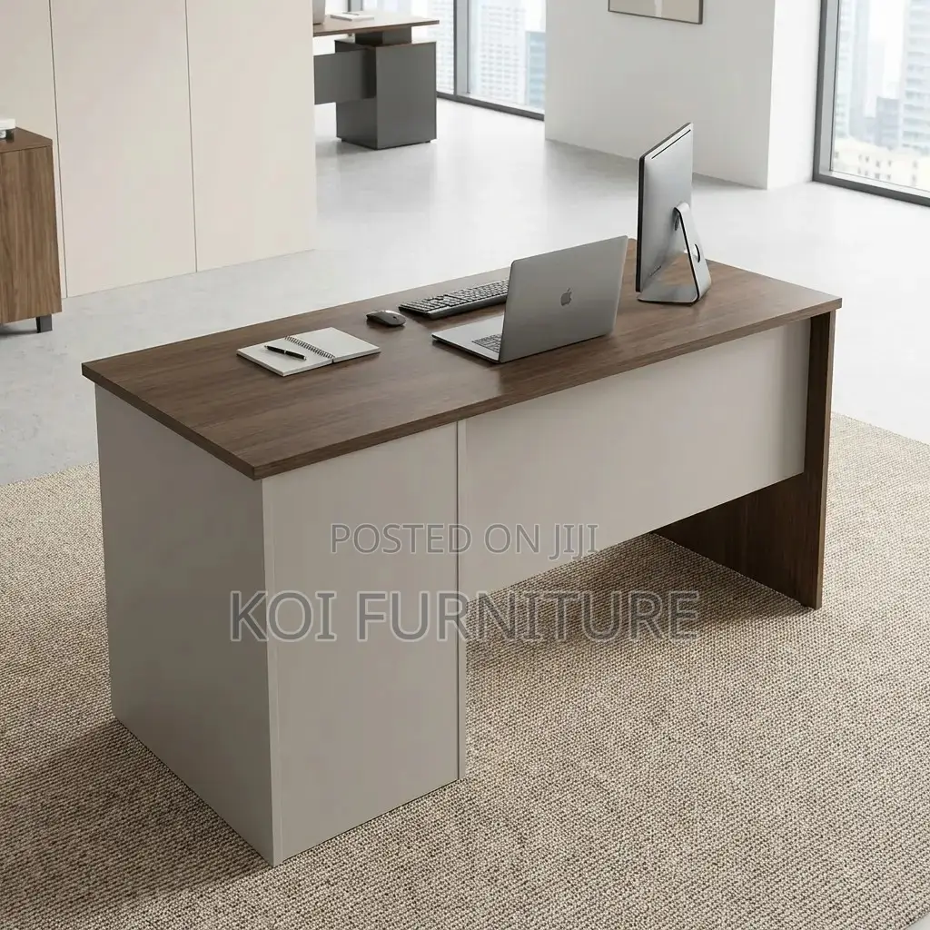 Office Desk ; 1.2 M Brown Imported Executive Home Office Desk
