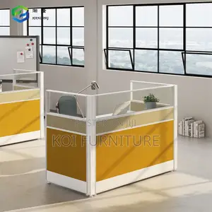 Office Desk : One-Way Office Modular Partition Workstation
