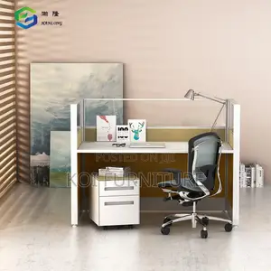 Office Desk : One-Way Office Modular Partition Workstation