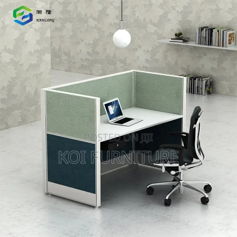 Office Desk : One-Way Office Modular Partition Workstation