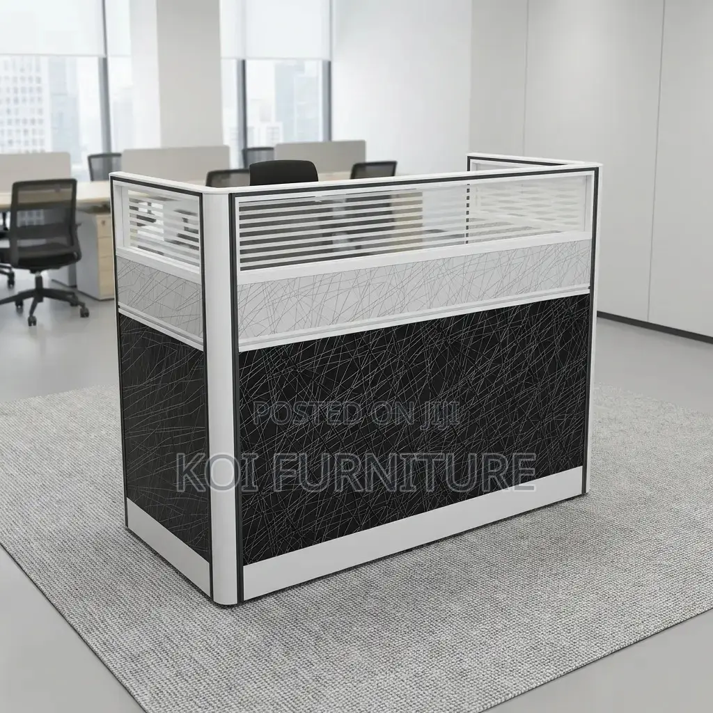 Office Desk : One-Way Office Modular Partition Workstation