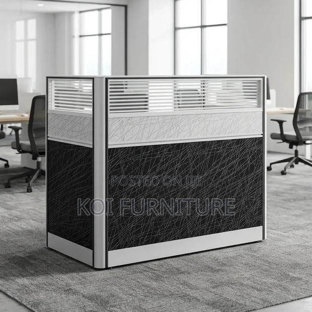 Office Desk : One-Way Office Modular Partition Workstation - thumbnail 7