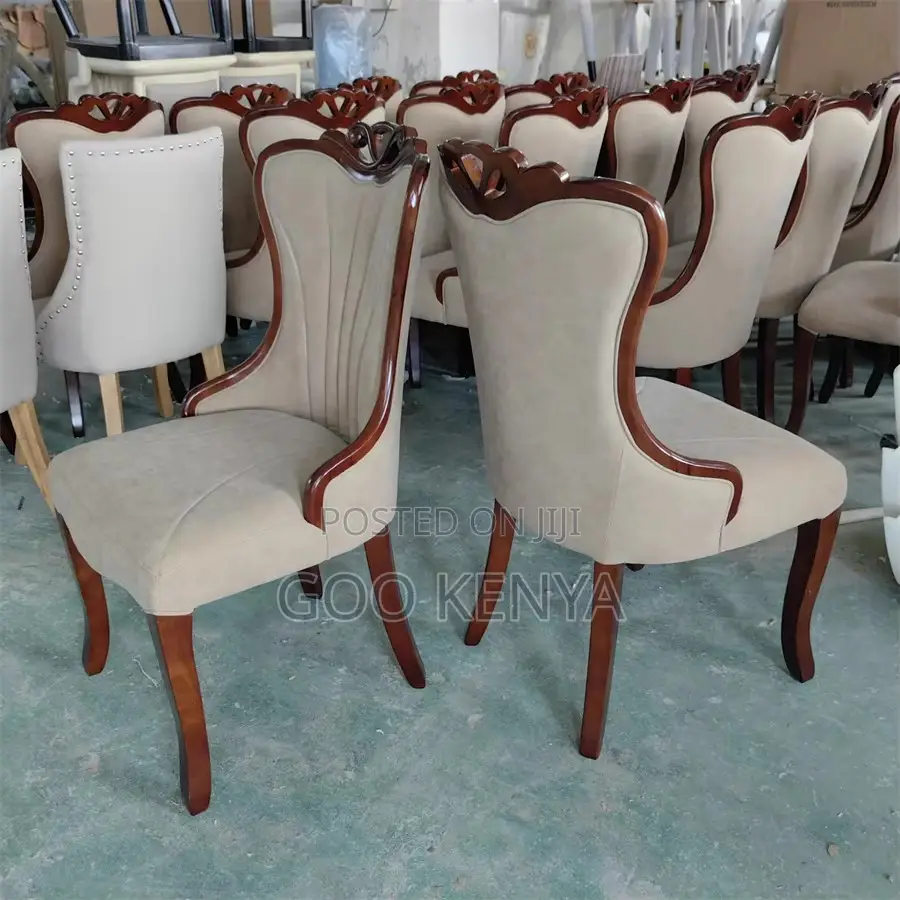 Home Dining Table; 6-person White Round Dining Turn Table Set