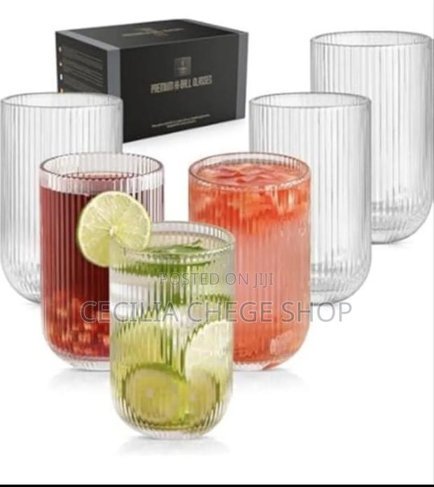 6pc Water, Juice Glass
