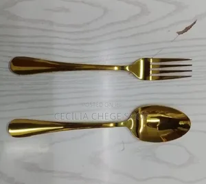 Gold Table Spoon ,Fork ,Table Spoon