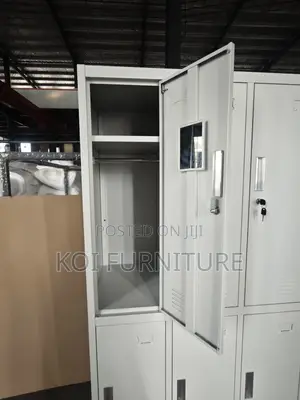Office Cabinet; Modern Steel Six Lockers Office Storage Cabinet