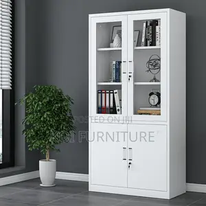 Office Cabinet; Half Glass Office Filing Cabinet