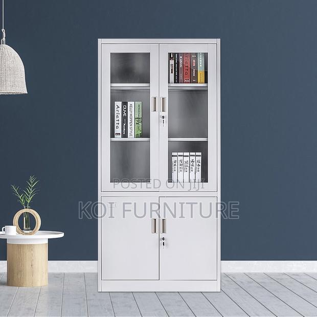 Office Cabinet; Half Glass Office Filing Cabinet - thumbnail 4