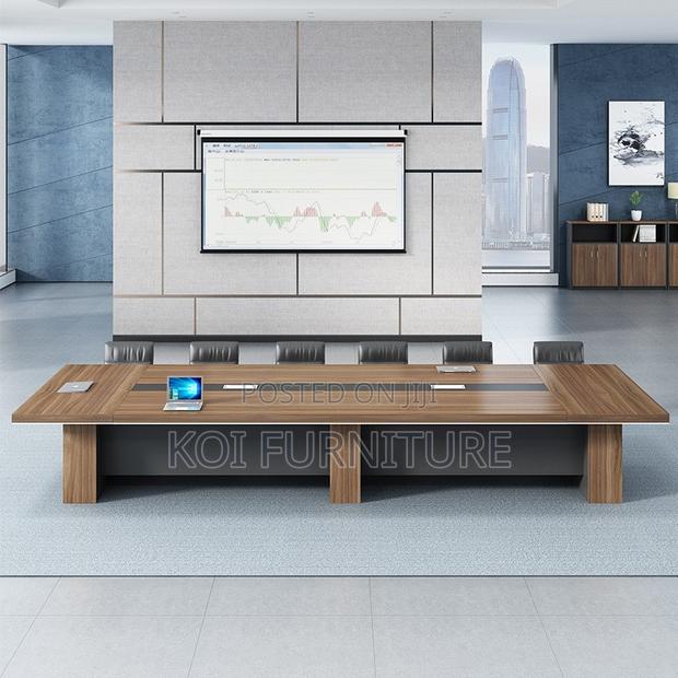 Boardroom Table; 3.2m Executive Meeting Boardroom Table - thumbnail 4