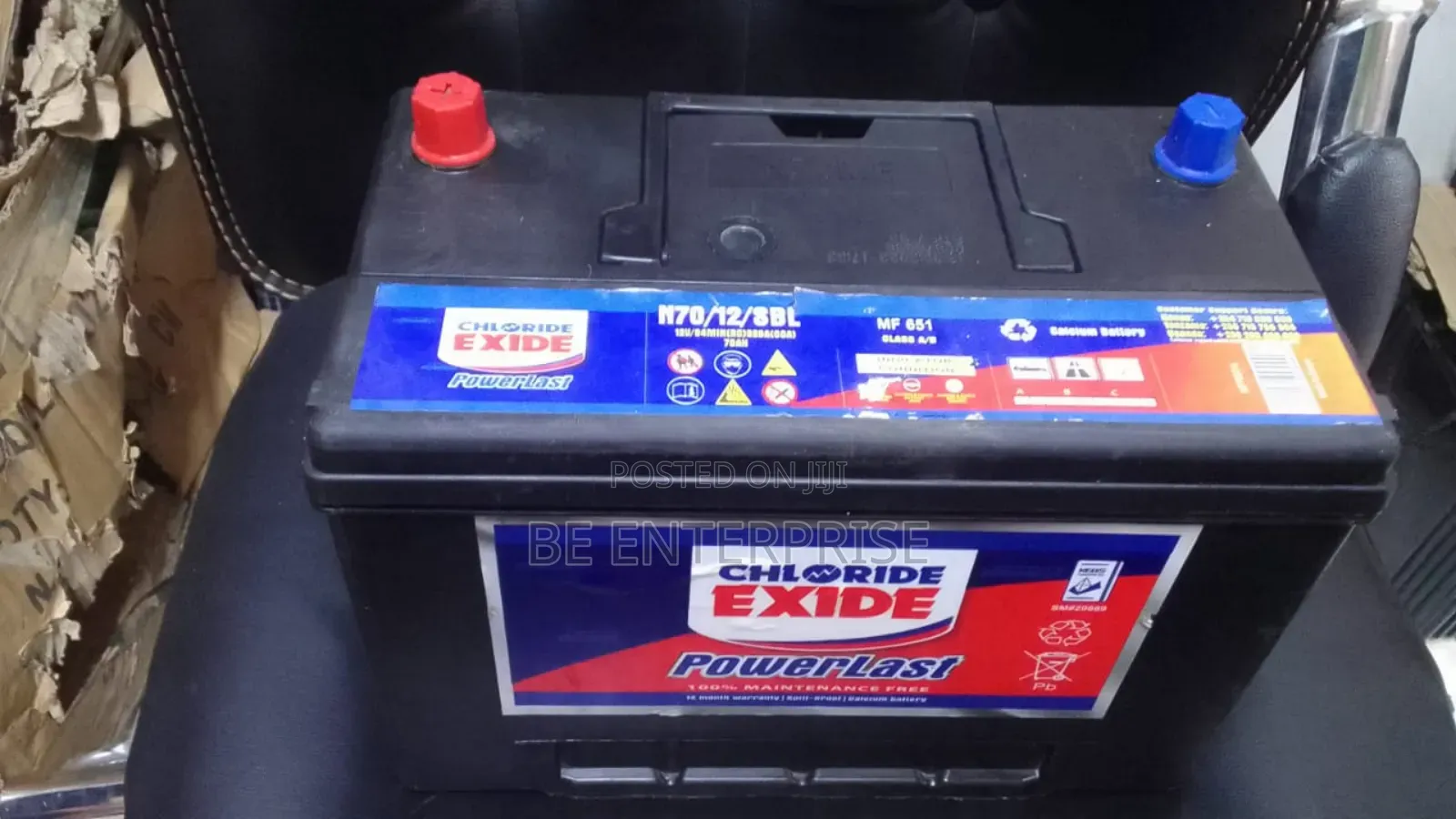 Chloride Power Last N70 Automotive Battery