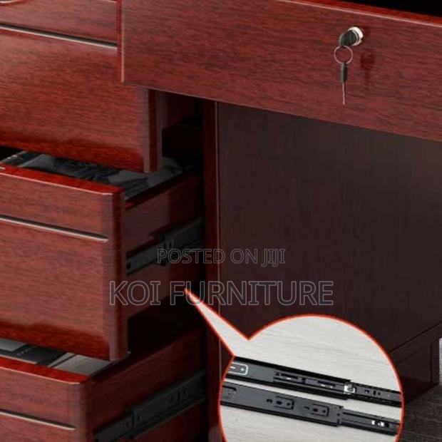 Office Desk; 1.2m Executive Mahogany Desk - thumbnail 4