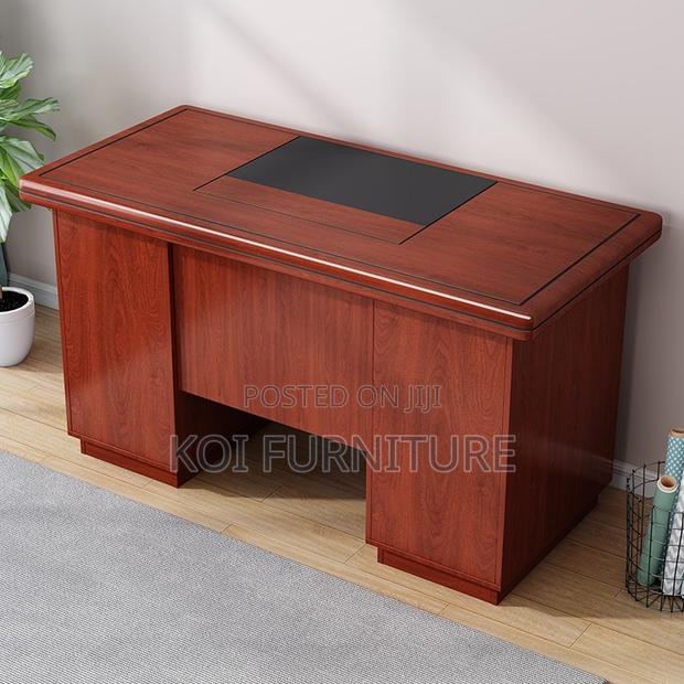 Office Desk; 1.2m Executive Mahogany Desk - thumbnail 5