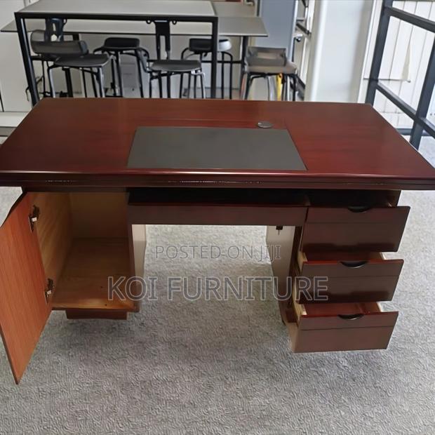 Office Desk; 1.2m Executive Mahogany Desk - thumbnail 6