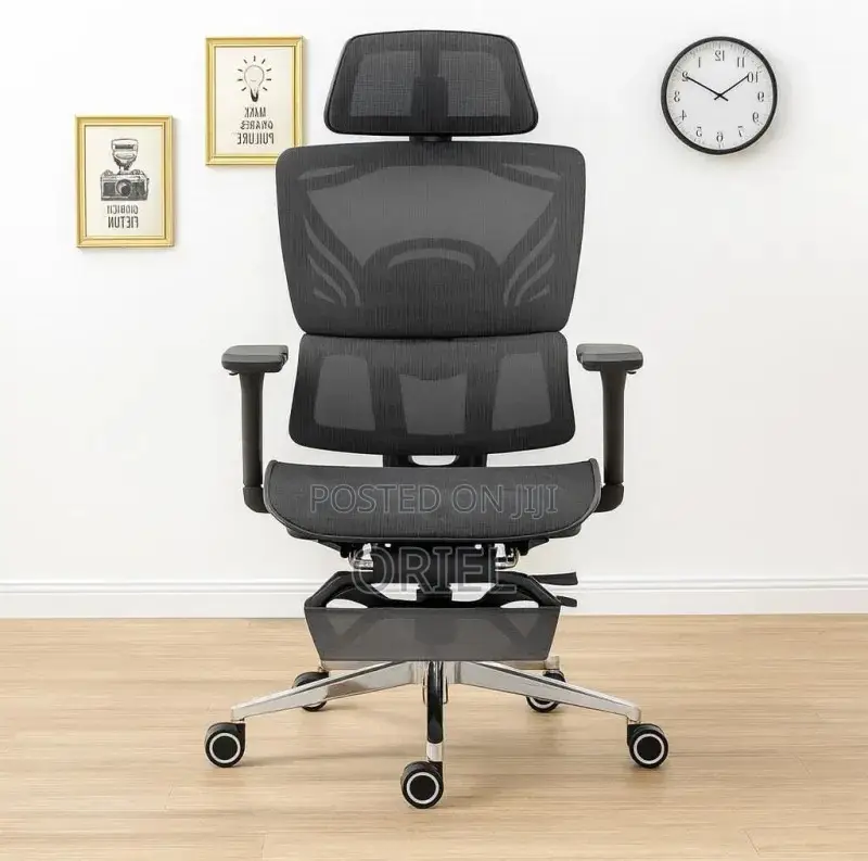 Office Chair : Orthopedic Office Chair With Adjustable Footrest