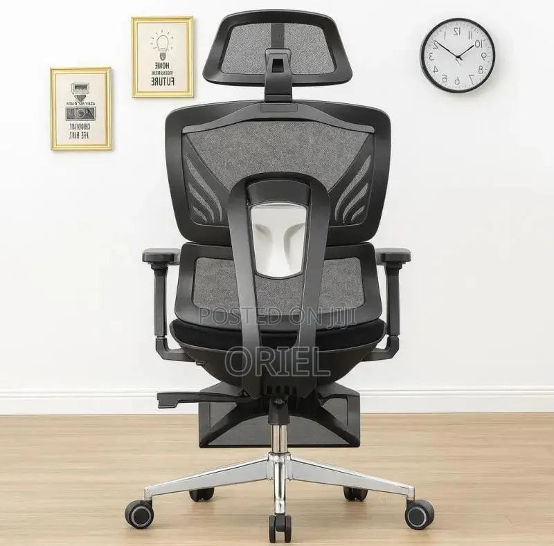 Office Chair : Orthopedic Office Chair With Adjustable Footrest