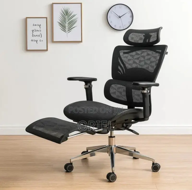 Office Chair : Orthopedic Office Chair With Adjustable Footrest