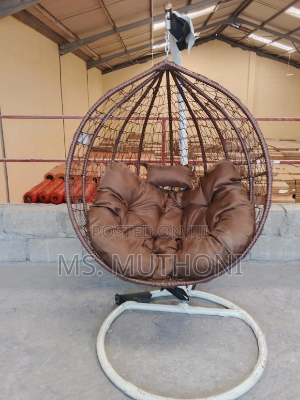 Modern Rattan Hammock Swing Chair Designed for Indoor or Outdoor Use, - main view
