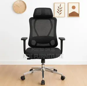 Office Chairs; High Back Orthopedic Office Fabric Chair